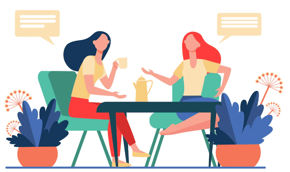 Femmes-qui-echangent-autour-d-un-cafe